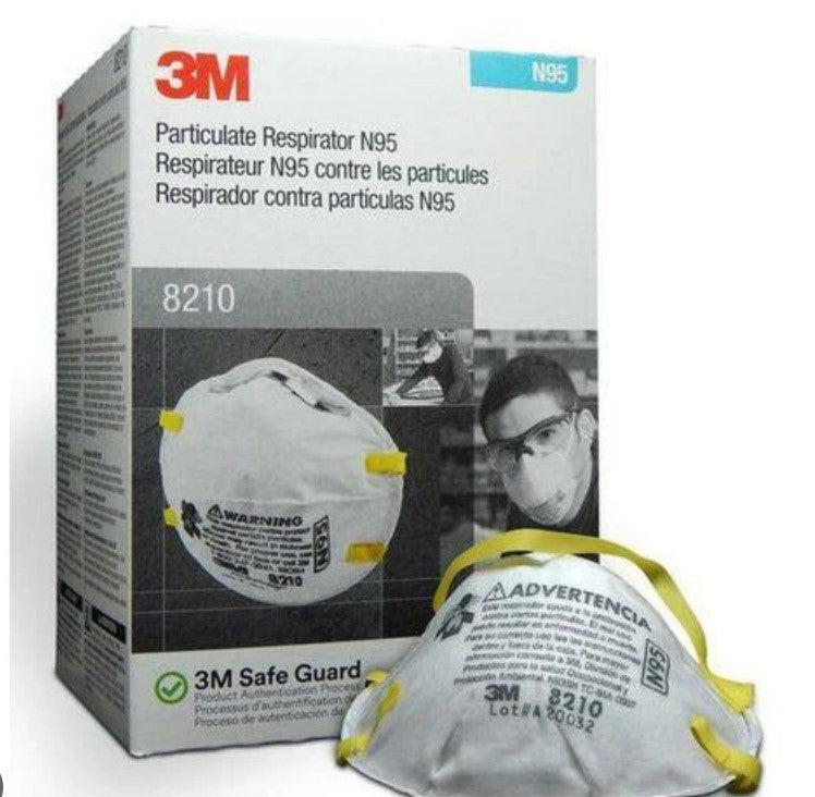 3M 8210 N95 Respirator Mask – (Individually Packed)